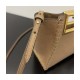 Fendi Beige Flannel Small Way Bag 8BS054