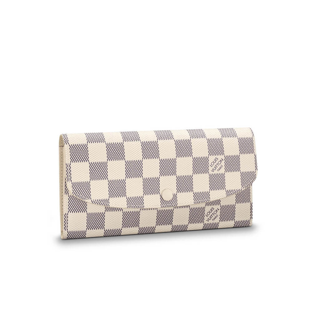 Louis Vuitton Damier Azur Canvas Emilie Wallet N41625