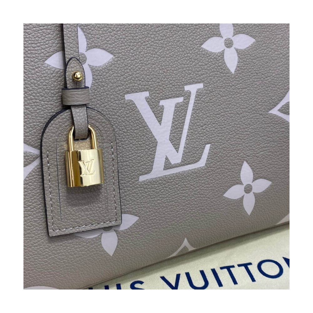 Louis Vuitton Bicolor Monogram Empreinte Leather Petit Palais M58914