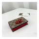 Gucci GG Supreme Card Case Wallet With Cherries 476050