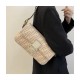 Fendi Baguette 1997 Beige FF Wool Bag 8BR792