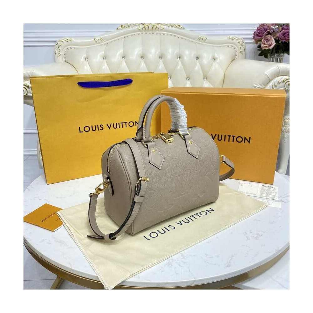 Louis Vuitton Monogram Empreinte Speedy Bandouliere 25 M59273