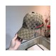 Gucci Original GG Canvas Baseball Hat With Web 200035