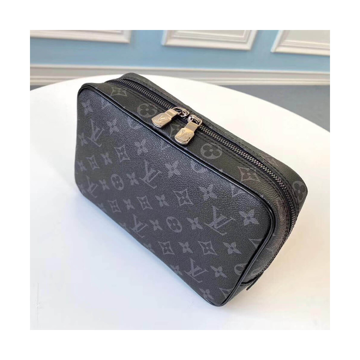 Louis Vuitton Monogram Eclipse Toilet Pouch GM M43383