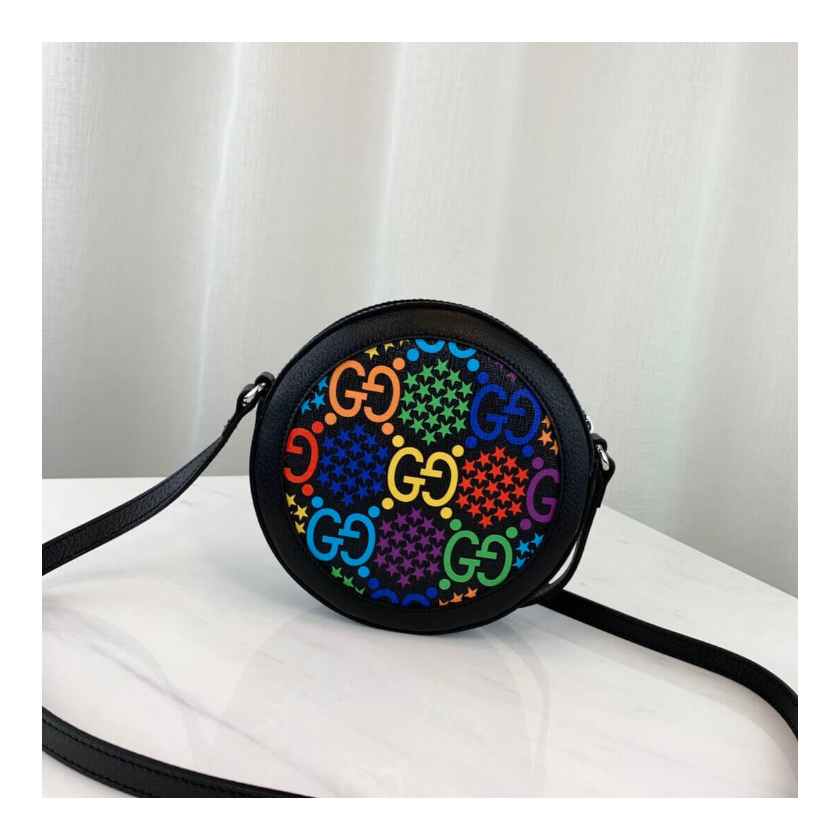 Gucci GG Psychedelic Round Shoulder Bag 603938