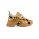 Gucci Flashtrek Sneaker With Removable Crystals 552051 Gold