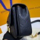 Louis Vuitton Monogram Empreinte Leather Marceau Bag M46200 Black