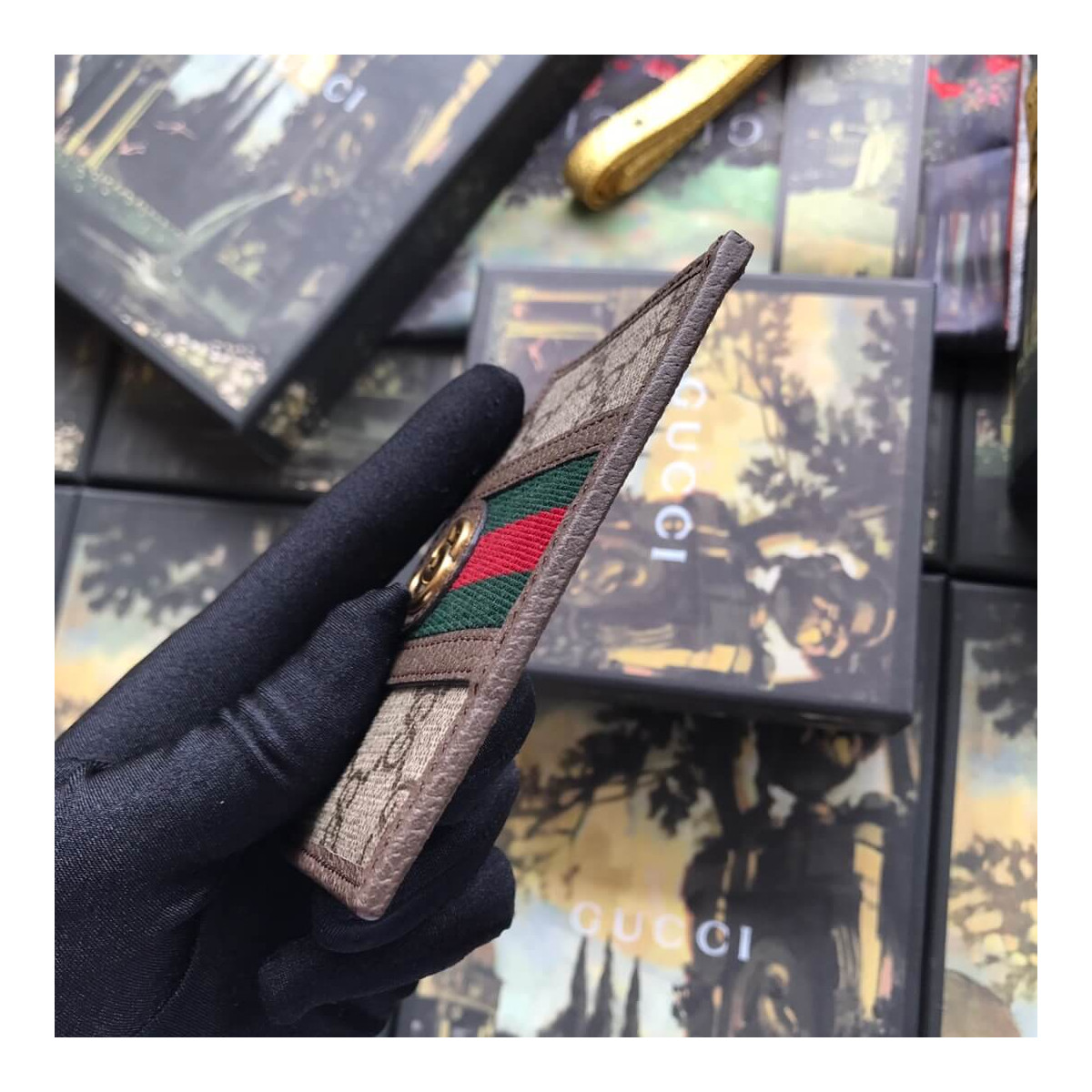 Gucci Ophidia GG Card Case 597617