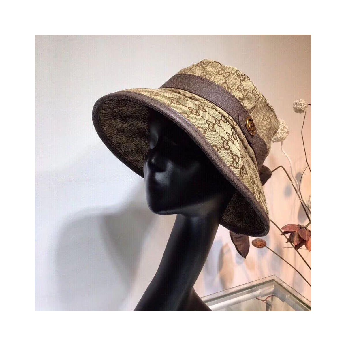 Gucci GG Canvas Fedora 576587