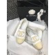 Chanel CC Quilted Espadrilles G29762 White/Beige