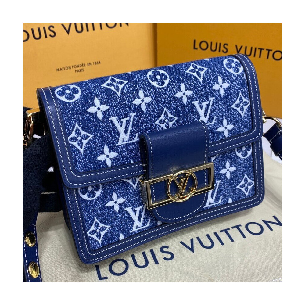 Louis Vuitton Monogram Denim Mini Dauphine M59716