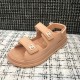 Chanel Velcro Sandals G31848 Apricot