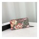 Gucci GG Blooms Supreme Zip Around Wallet 404071 Red