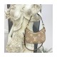 Louis Vuitton Bicolor Monogram Empreinte Leather Bagatelle M46112 Grey/Beige