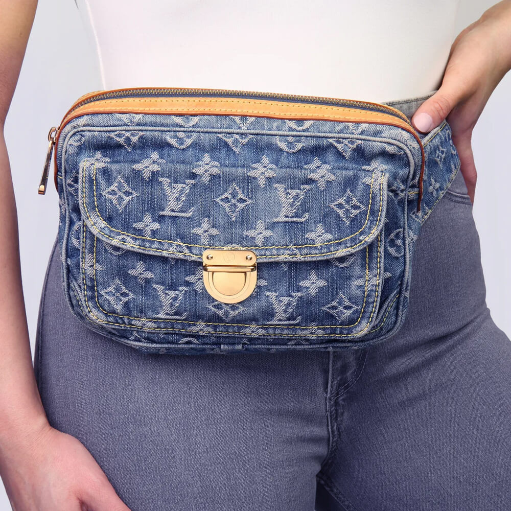 Louis Vuitton Monogram Denim Bum Waist Bag M95347