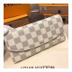 Louis Vuitton Damier Azur Canvas Emilie Wallet N41625