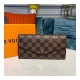 Louis Vuitton Damier Ebene Sarah Wallet N63209