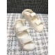 Chanel Velcro Sandals G31848 White