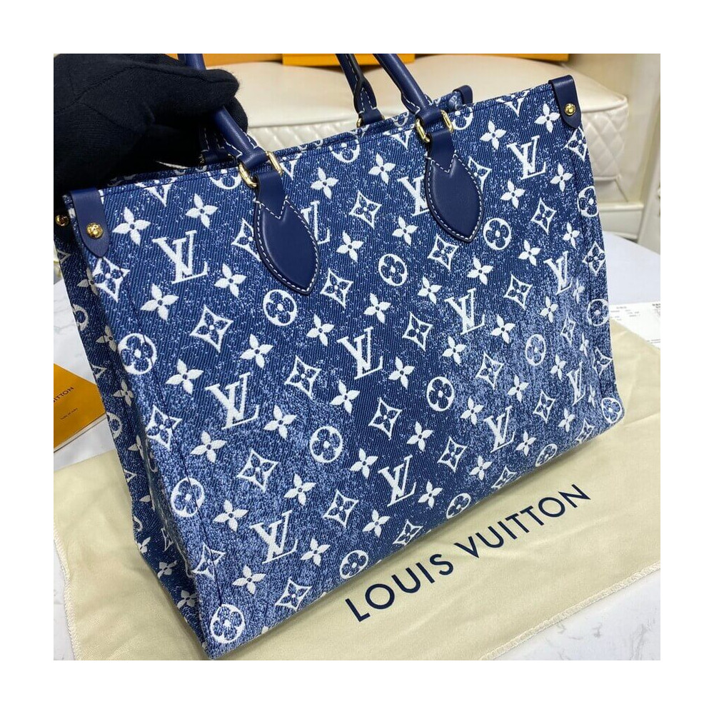 Louis Vuitton Monogram Jacquard Denim OnTheGo MM M59608