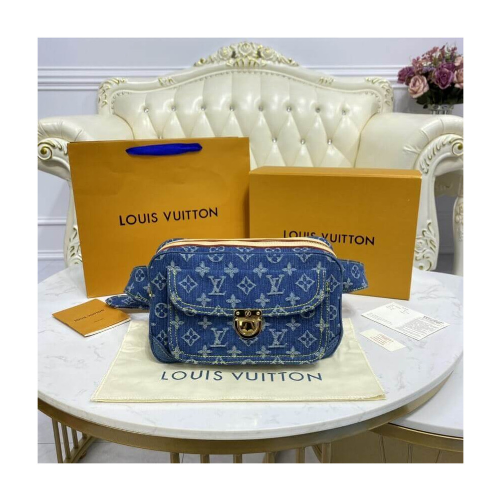 Louis Vuitton Monogram Denim Bum Waist Bag M95347