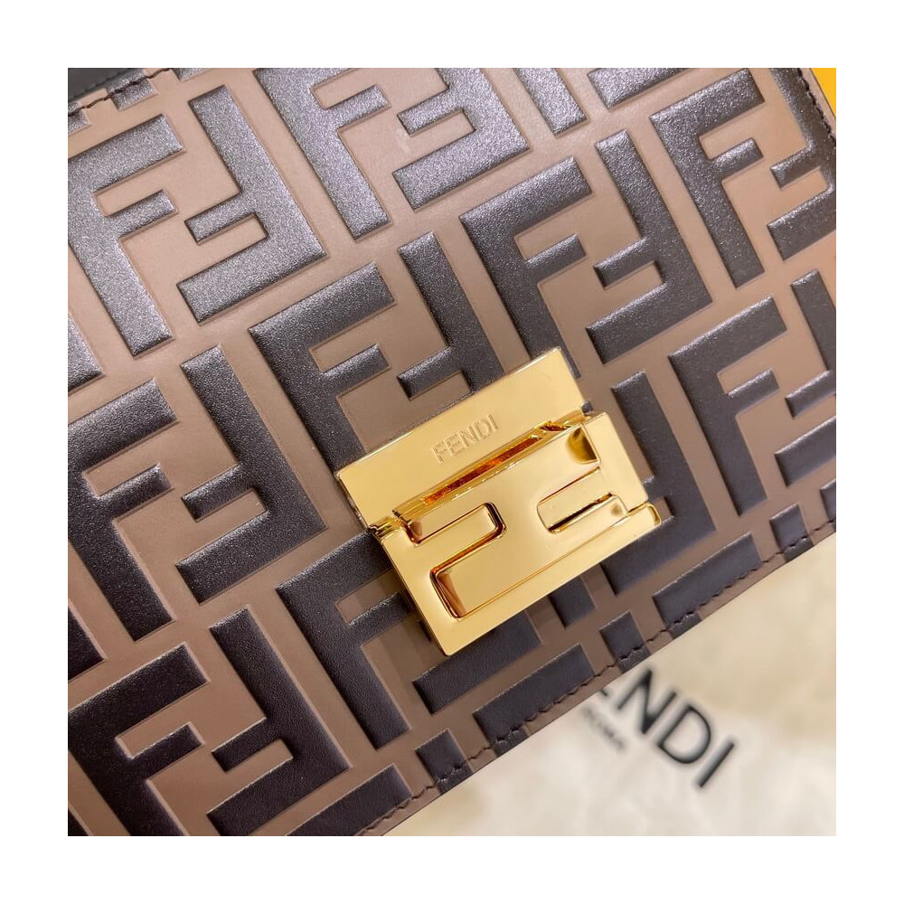 Fendi Kan U Small Bag With Embossed FF Logo 8M0417