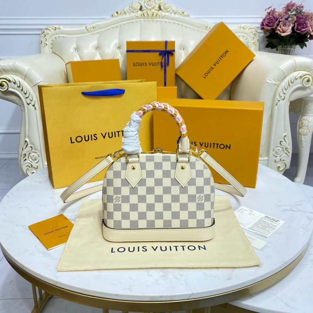 Louis Vuitton Damier Azur Canvas Alma BB Bag N45294