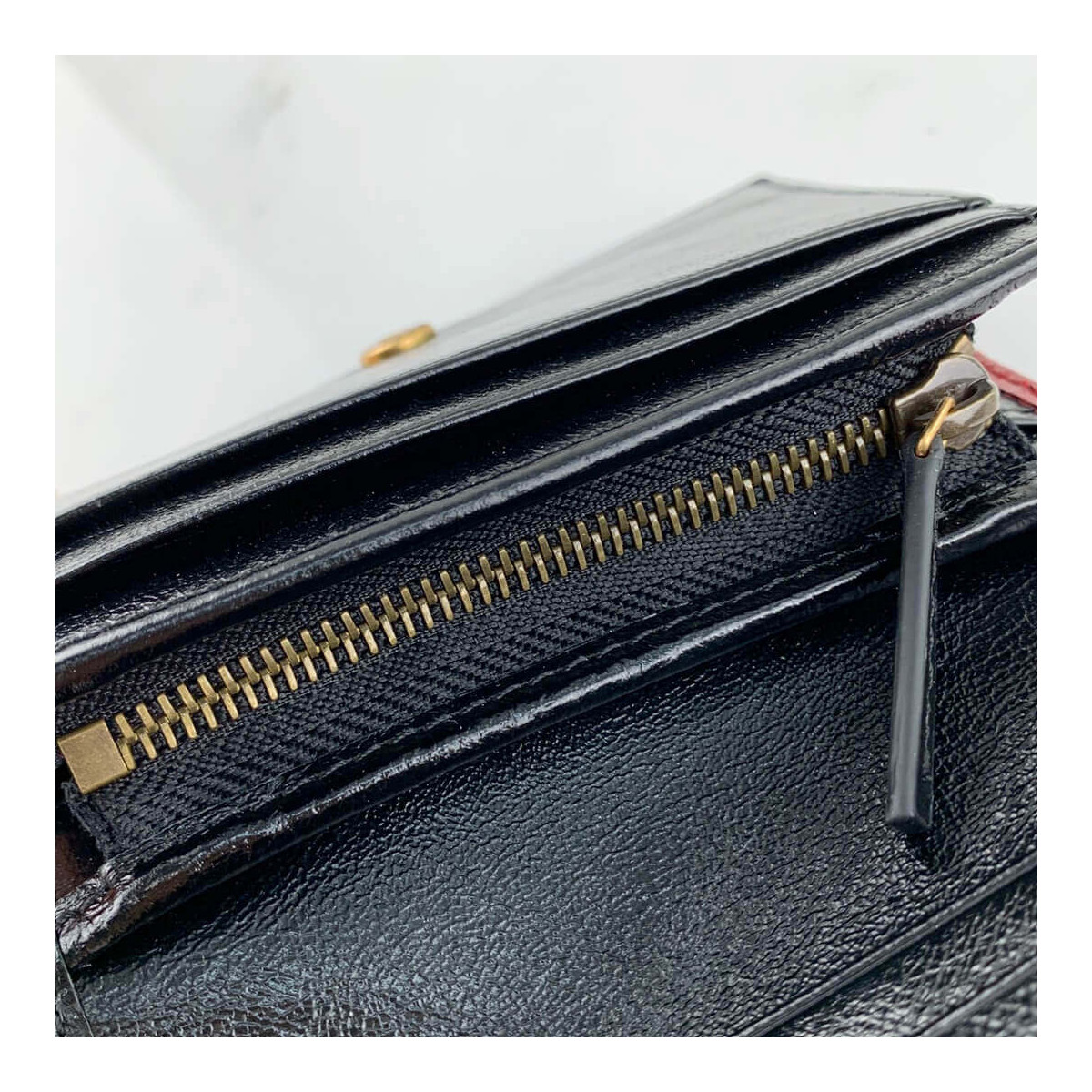 Gucci GG Marmont Card Case Wallet 573811 Black