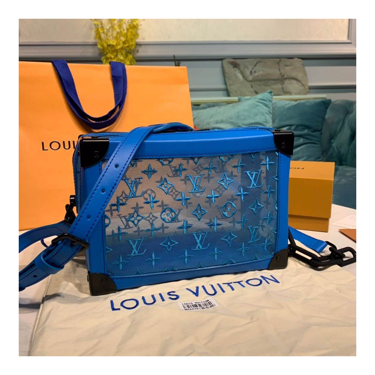 Louis Vuitton Mesh Embroidered Soft Trunk M53964