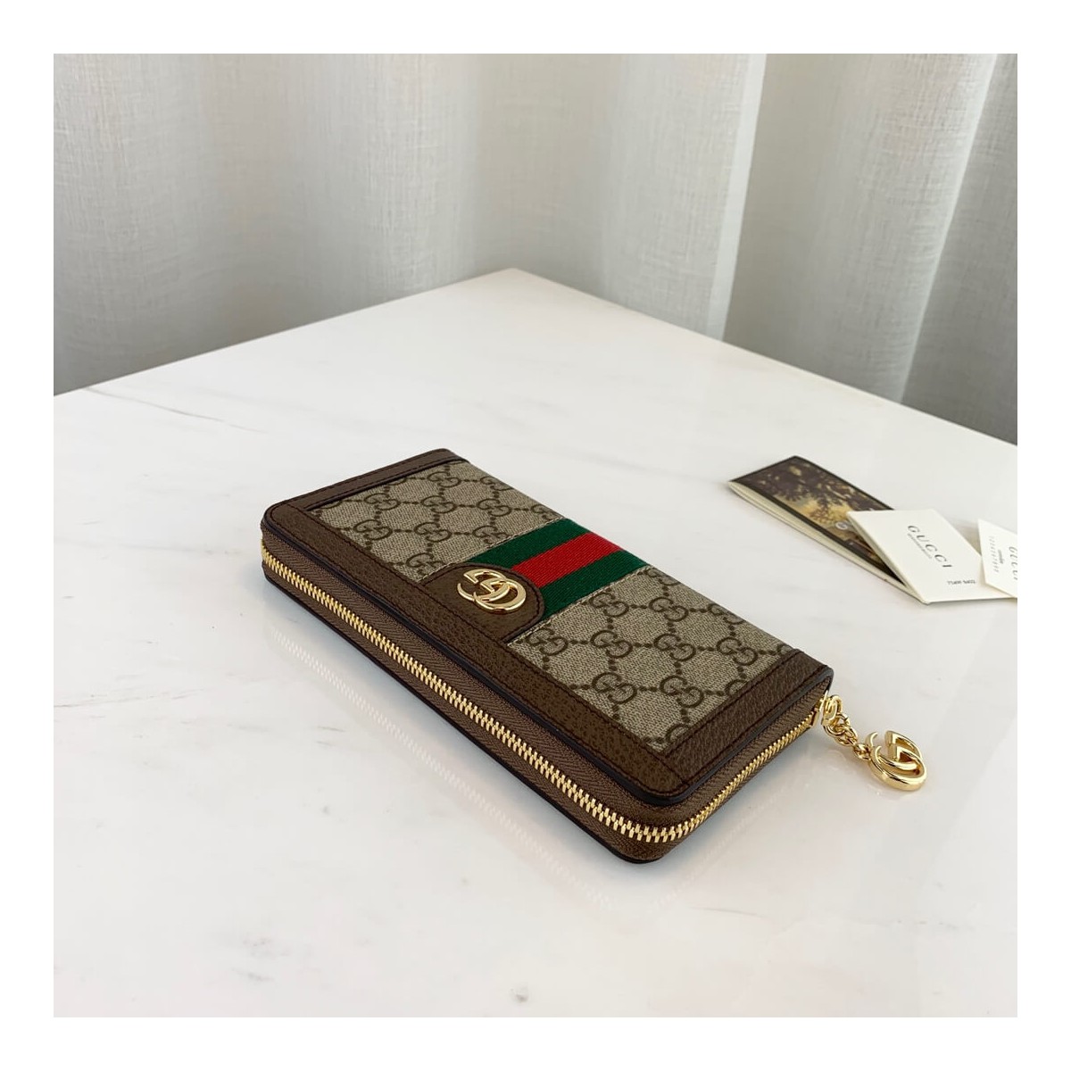 Gucci Ophidia GG Zip Around Wallet 523154