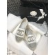 Chanel CC Quilted Espadrilles G29762 White/Grey