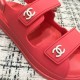 Chanel Velcro Sandals G31848 Rosy