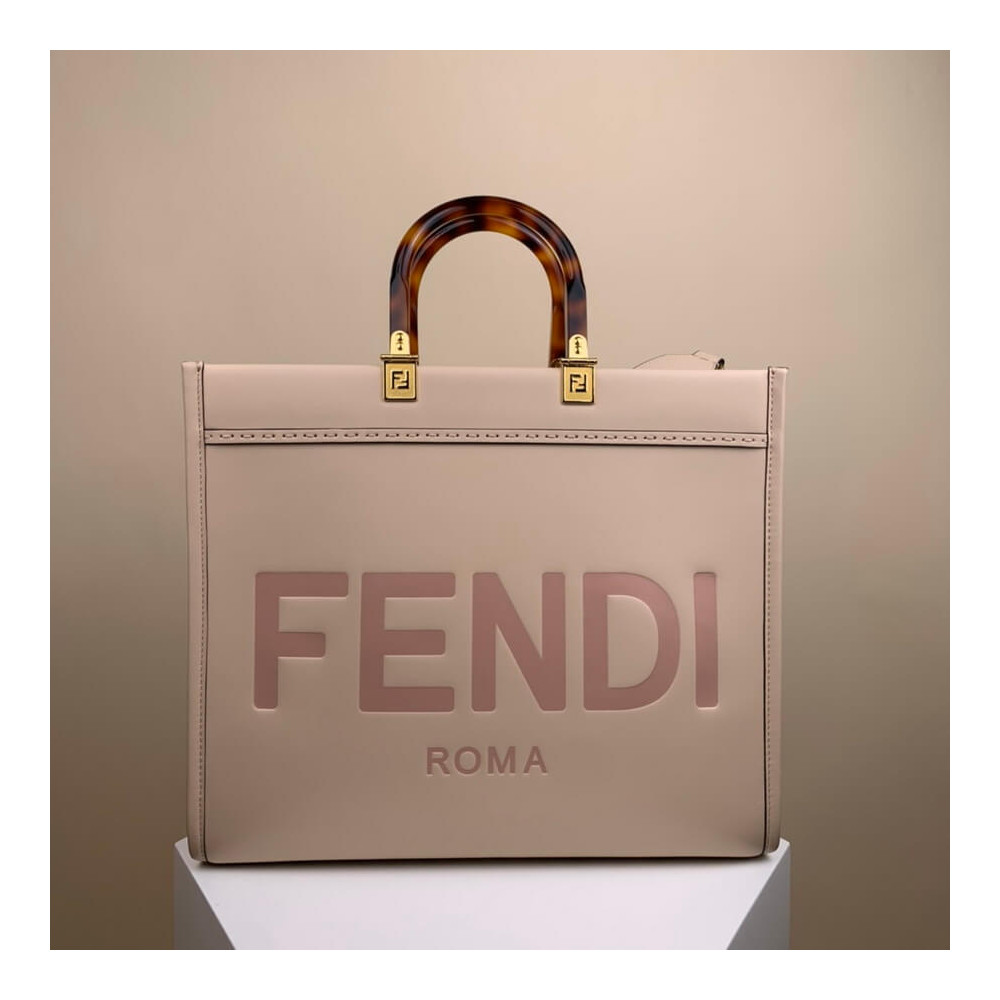 Fendi Medium Sunshine Shopper 8BH386 Light Pink