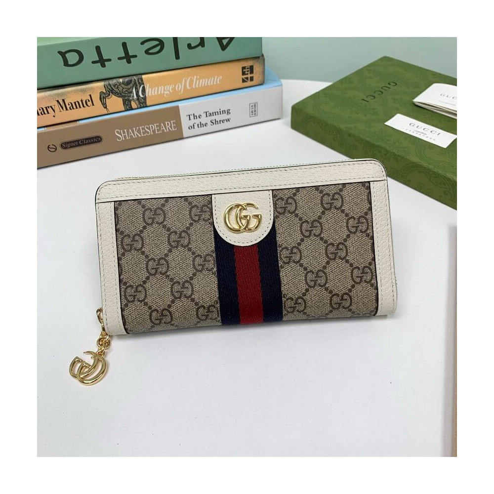 Gucci Ophidia GG Zip Around Wallet 523154