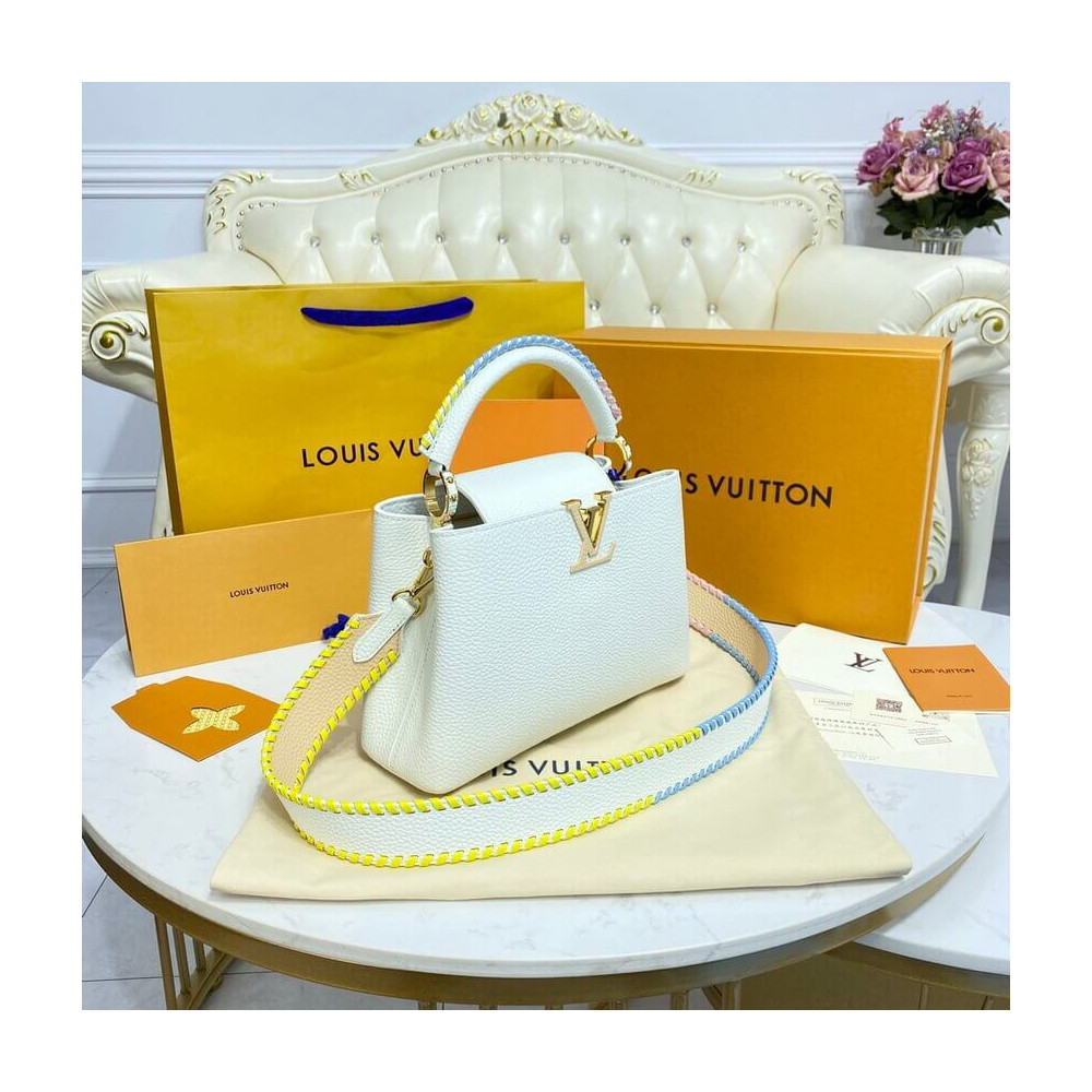 Louis Vuitton Capucines BB Bag M57941 White