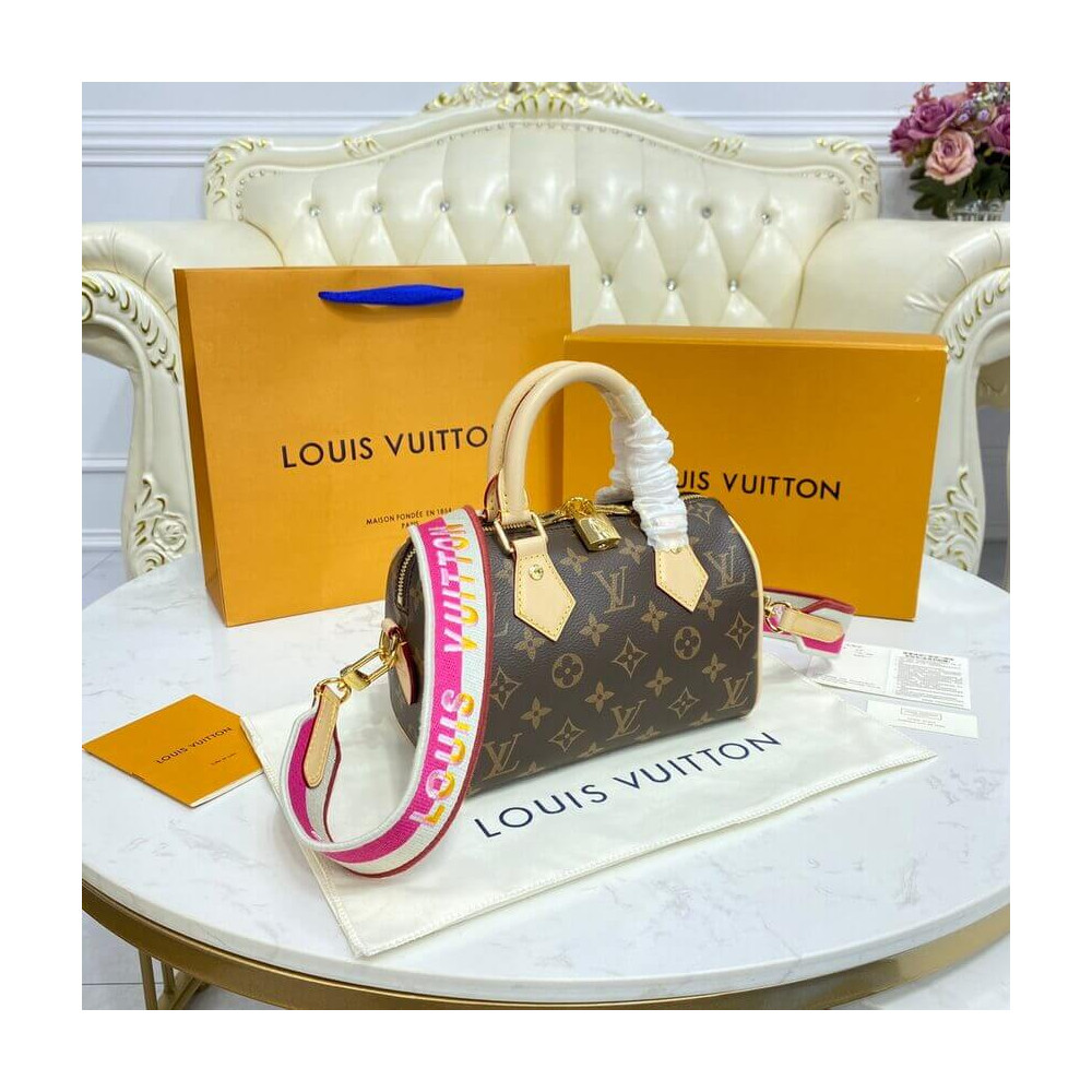 Louis Vuitton Monogram Speedy Bandouliere 20 M45948 Fuchsia