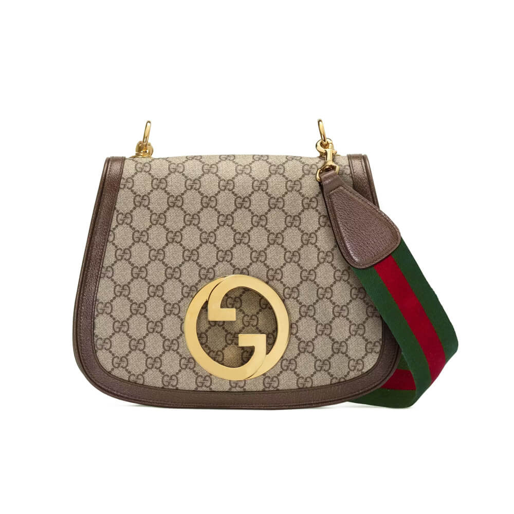 Gucci Blondie Medium Shoulder Bag With Round Interlocking G 699210