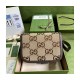 Gucci Horsebit 1955 Shoulder Bag with Jumbo GG 602204