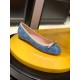 Gucci Canvas Ballerinas 423167 Light Blue