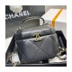 Chanel Lambskin Small Vanity Case AS2630 Black