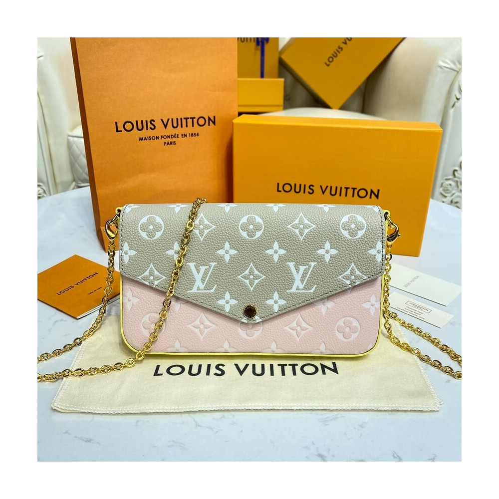 Louis Vuitton Monogram Empreinte Leather Felicie Pochette M81359