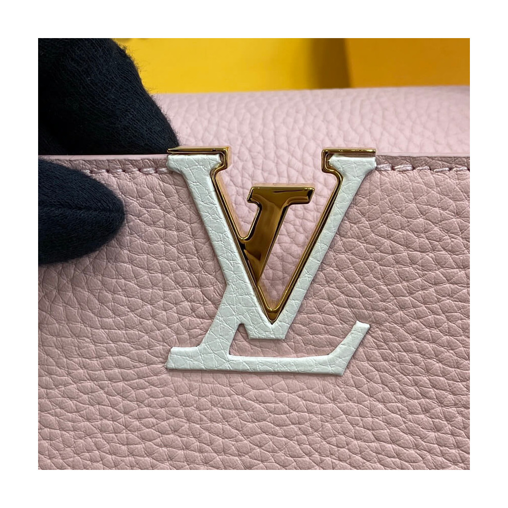 Louis Vuitton Capucines MM M59020 Rose/Beige