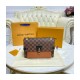 Louis Vuitton Damier Ebene Canvas Vavin PM N40110 Caramel