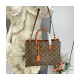 Louis Vuitton Monogram Canvas Flower Tote M43770 Caramel