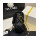 Chanel Lambskin Mini Flap Bag AS2855 Black