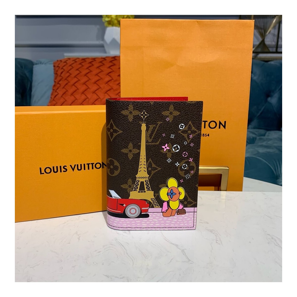 Louis Vuitton Paris Passport Cover M68493