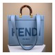 Fendi Medium Sunshine Shopper 8BH386 Light Blue