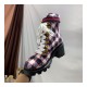 Gucci Check Tweed Ankle Boot 578585