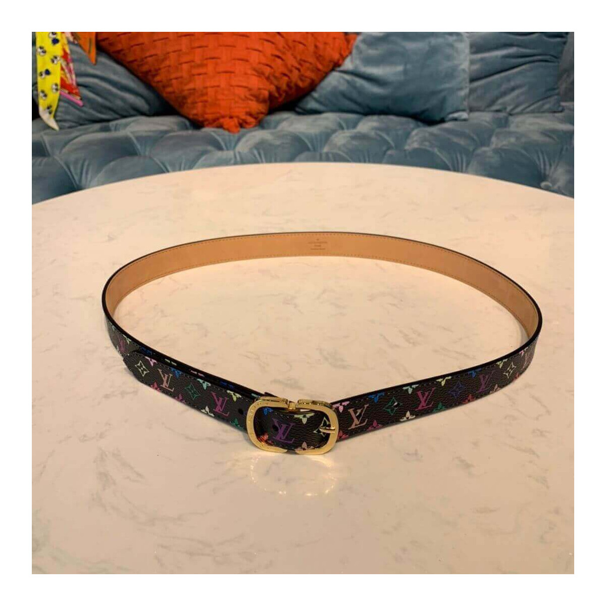 Louis Vuitton Mini Multicolor Belt 25mm M9586W