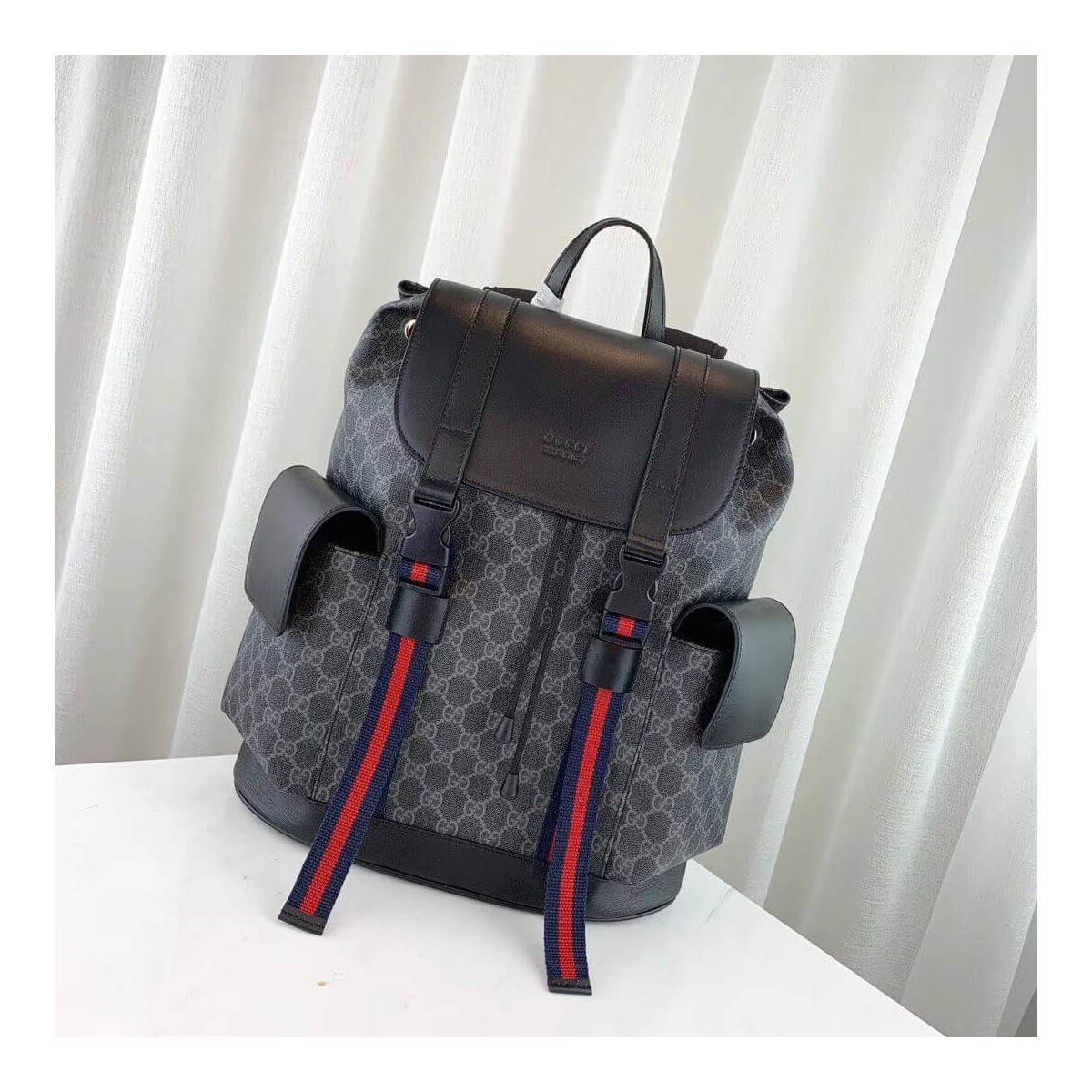 Gucci GG Black Backpack 495563