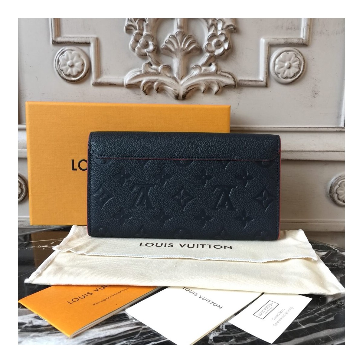 Louis Vuitton Monogram Empreinte Pont-Neuf Wallet M62127